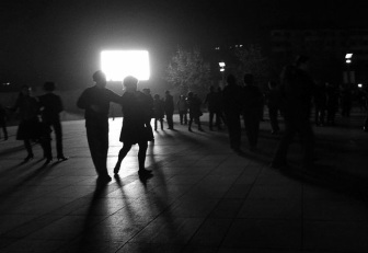 China dance in the park