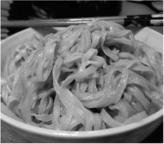 peanut noodles