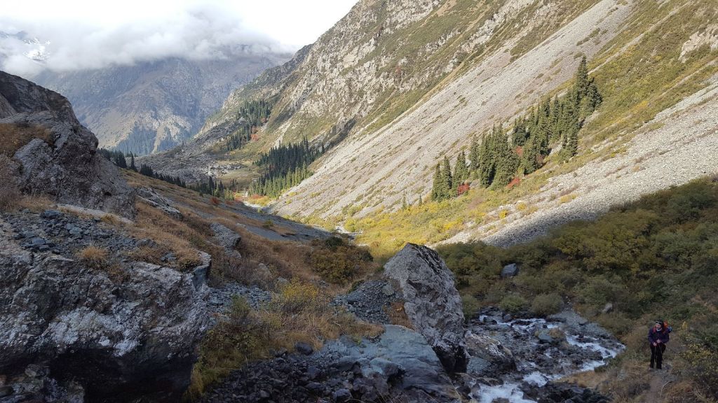 Tienshan mountains in Kyrgyzstan